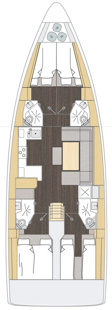 Noleggiare una Bavaria Bavaria C46 a Fethiye