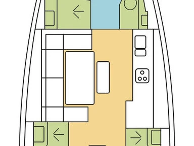 Dufour Dufour 460 Grand Large da affittare a  Zaton