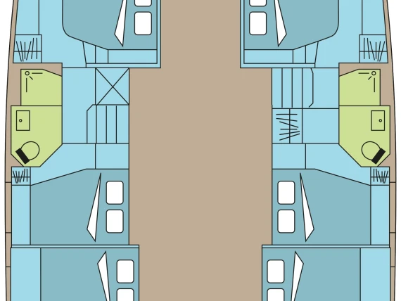 Noleggiare una Fountaine Pajot Fountaine Pajot Aura 51 SMART ELECTRIC - 6 + 2 cab. a Pozzuoli