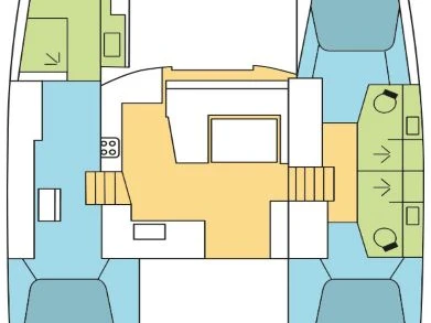 Noleggio Catamarano a Seget Donji – Fountaine Pajot Elba 45