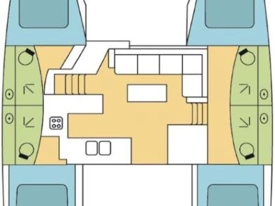 Noleggio a Olbia – Fountaine Pajot Elba 45 su SamBoat