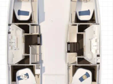 Noleggio barche Saint-Mandrier-sur-Mer economico Fountaine Pajot FP 41 Quatuor 2