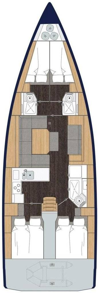 Noleggio Barca a vela Bavaria con patente nautica