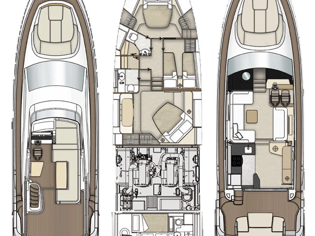 Noleggio barche Castelli economico Azimut 55 Fly