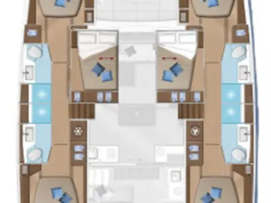 Noleggio barche Castelli economico Lagoon 50