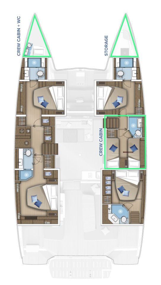 Noleggio a Castelli – Lagoon Lagoon 55 su SamBoat