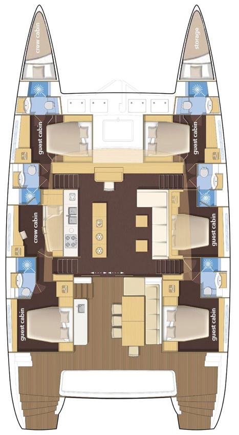 Lagoon Lagoon 620 da affittare a  Spalato