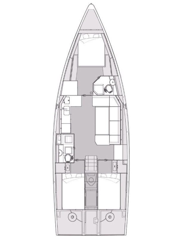 Noleggio Barca a vela a Primošten – Elan Impression 45