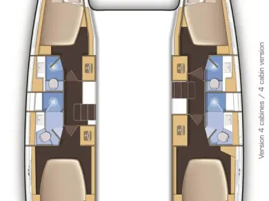 Noleggio Catamarano Lagoon con patente nautica