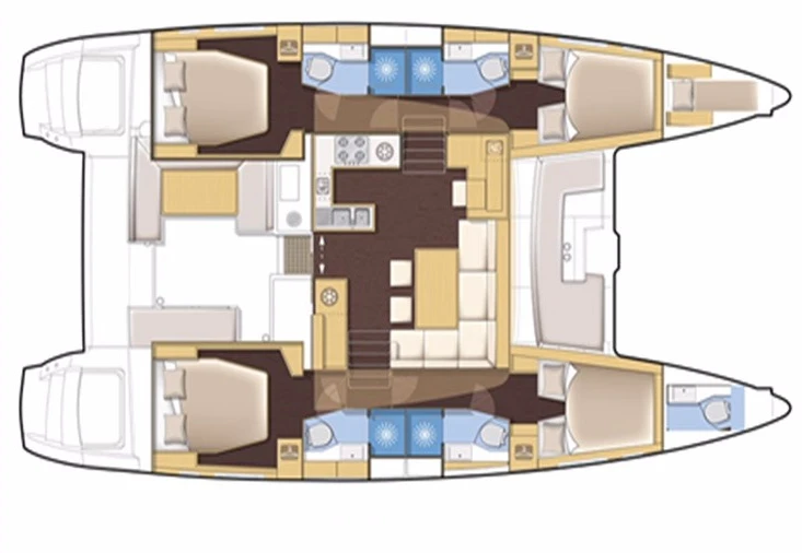 Noleggio Catamarano Lagoon con patente nautica
