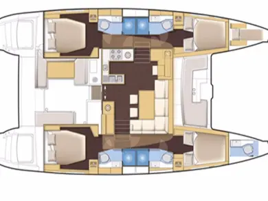 Noleggio Catamarano Lagoon con patente nautica