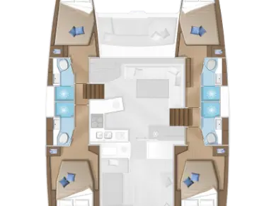 Noleggio Catamarano Lagoon con patente nautica