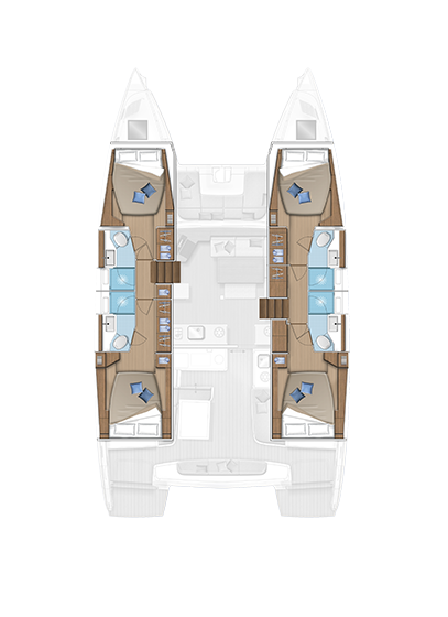 Lagoon Lagoon 46 da affittare a  Álimos