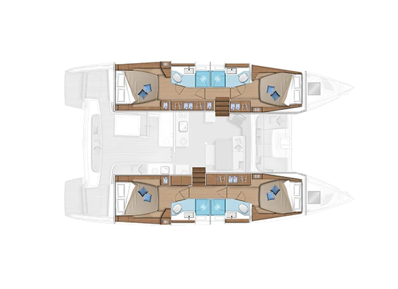 Noleggio Catamarano Lagoon con patente nautica