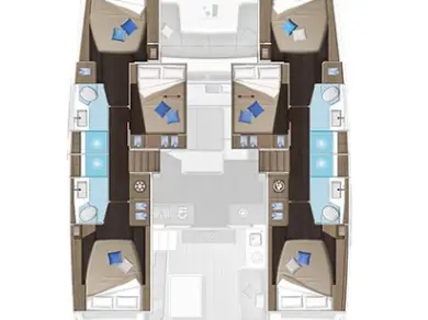 Noleggio Catamarano a Álimos – Lagoon Lagoon 51