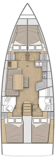 Noleggio Barca a vela Bénéteau con patente nautica