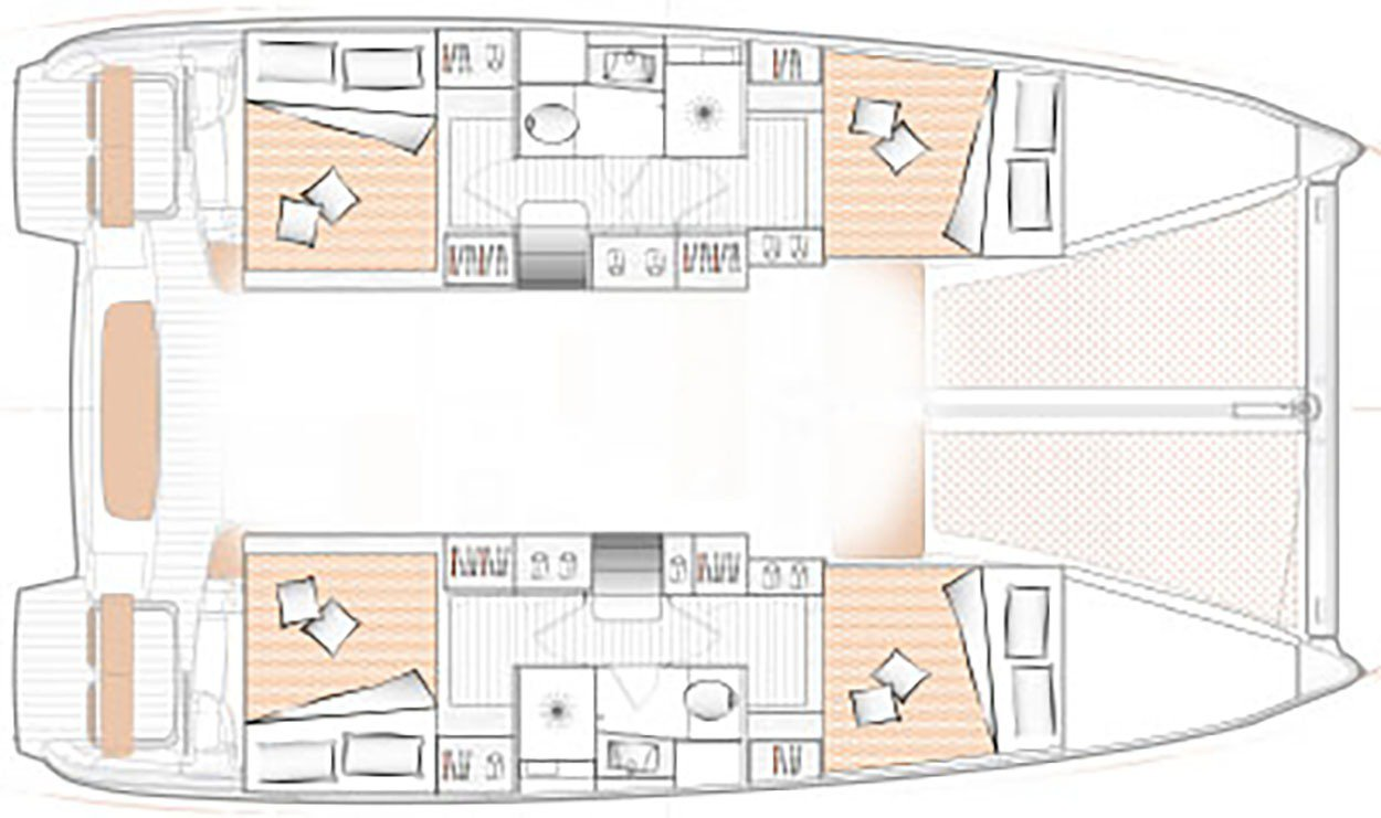 Noleggio Catamarano Excess con patente nautica