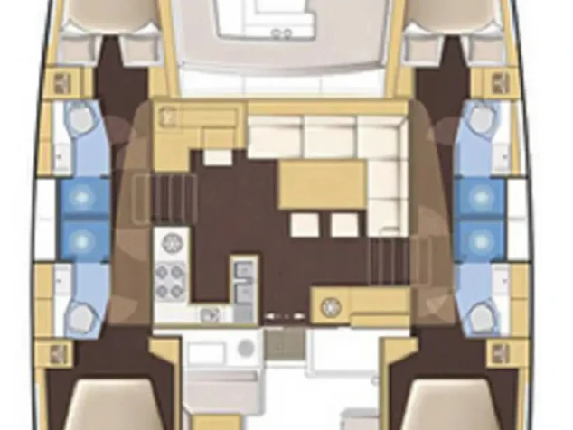 Noleggio barche Marmaris economico Lagoon 450 F