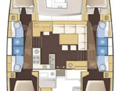 Noleggio barche Marmaris economico Lagoon 450 F