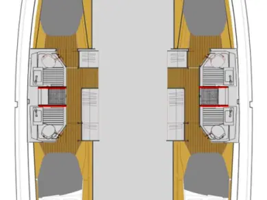 Noleggio Catamarano Fountaine Pajot con patente nautica