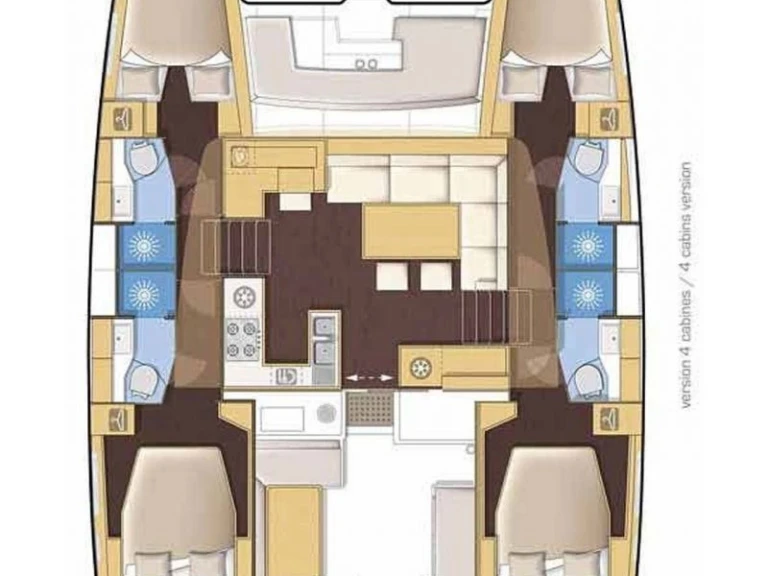 Noleggio Catamarano a Skiathos – Lagoon Lagoon 46