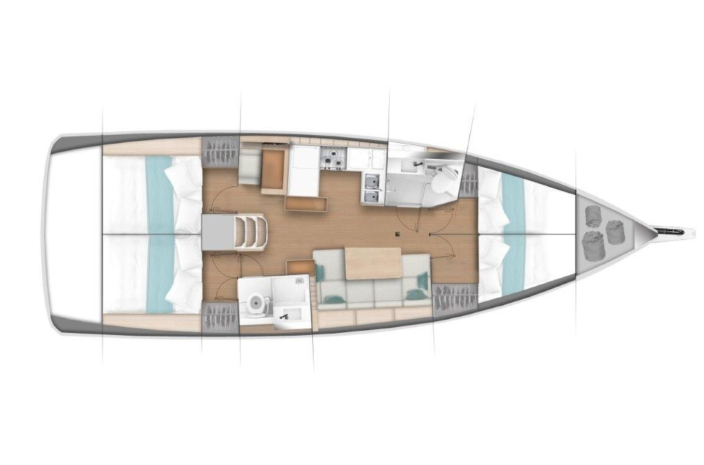Noleggio barche Jeanneau Sun Odyssey 440 a Lávrio su Samboat