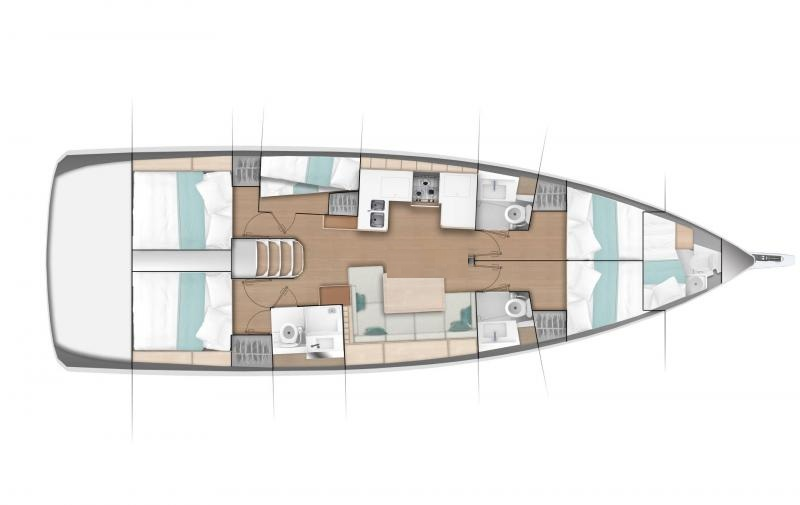Jeanneau Sun Odyssey 490 da affittare a  Benítses