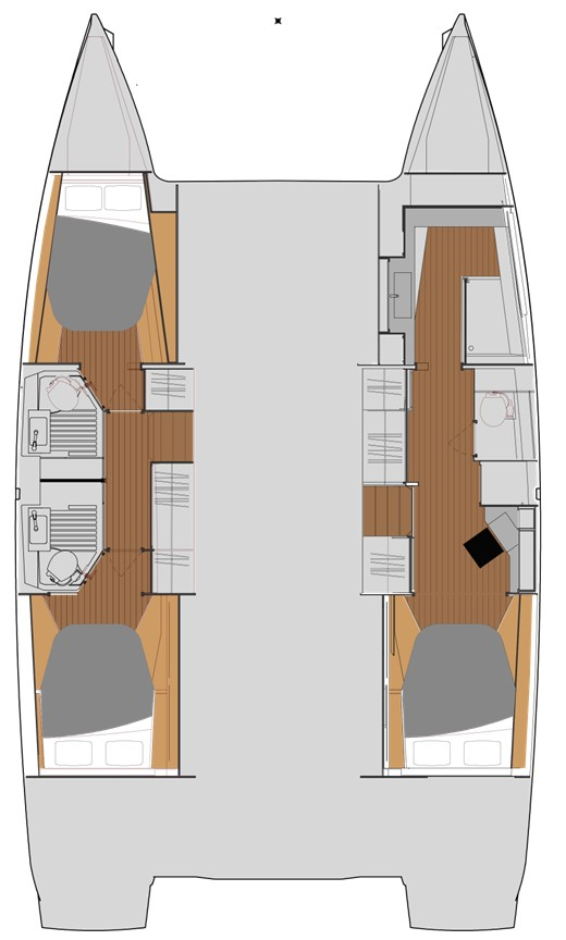 Noleggio Catamarano Fountaine Pajot con patente nautica