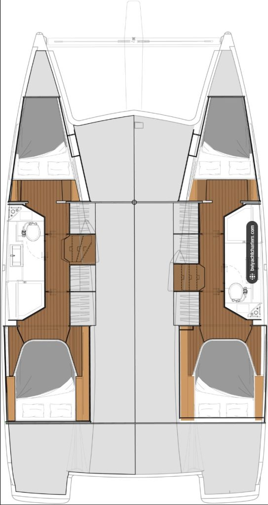 Noleggio Catamarano Fountaine Pajot con patente nautica