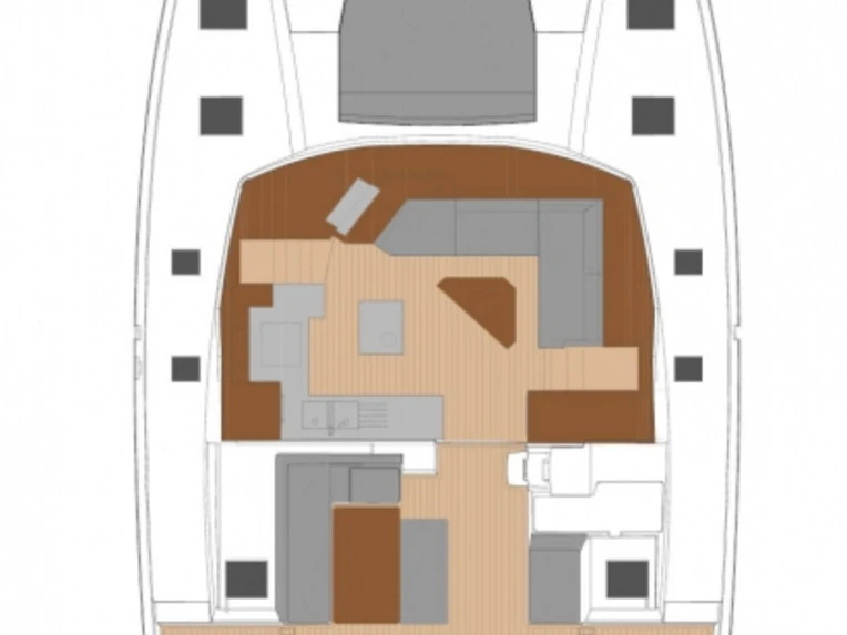 Noleggio Catamarano Fountaine Pajot con patente nautica