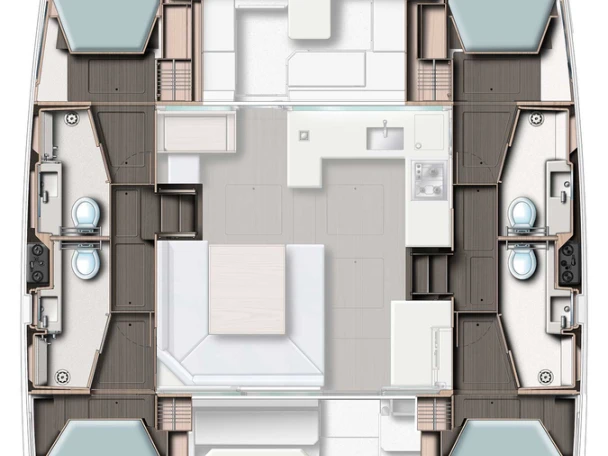 Noleggio barche Leopard Catamarans / Robertson & Caine Leopard 45 a Belize City su Samboat