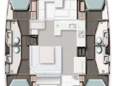 Noleggio barche Leopard Catamarans / Robertson & Caine Leopard 45 a Belize City su Samboat