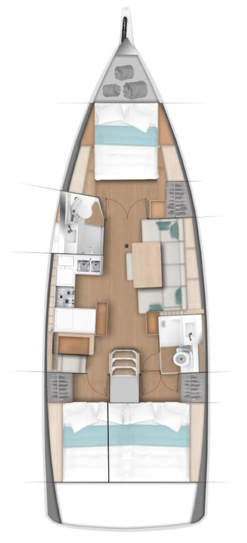Jeanneau Sun Odyssey 440 da affittare a  Annapolis
