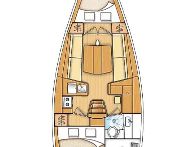 Noleggio Barca a vela Bénéteau con patente nautica