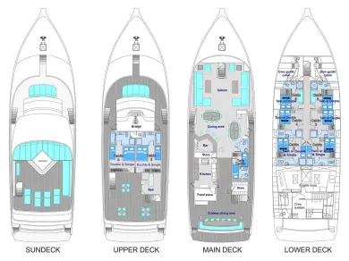 Noleggio barche Custom Made MY Honors Legacy a Malé su Samboat