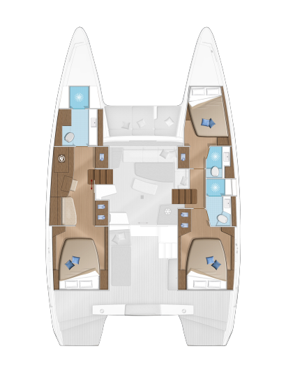 Noleggio Catamarano con o senza skipper Lagoon a Rogosnizza