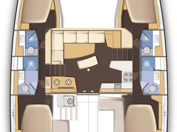 Noleggio Catamarano Lagoon con patente nautica