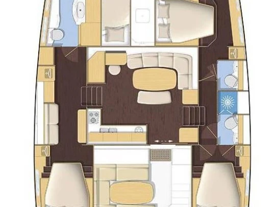 Noleggio a Rogosnizza – Lagoon Lagoon 421 su SamBoat