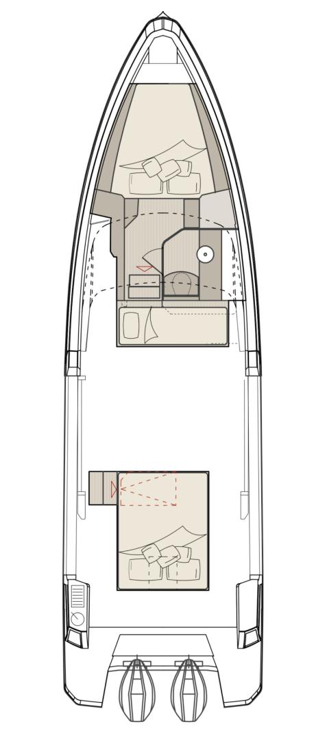Noleggio Barca a motore con o senza skipper Saxdor a Sukošan