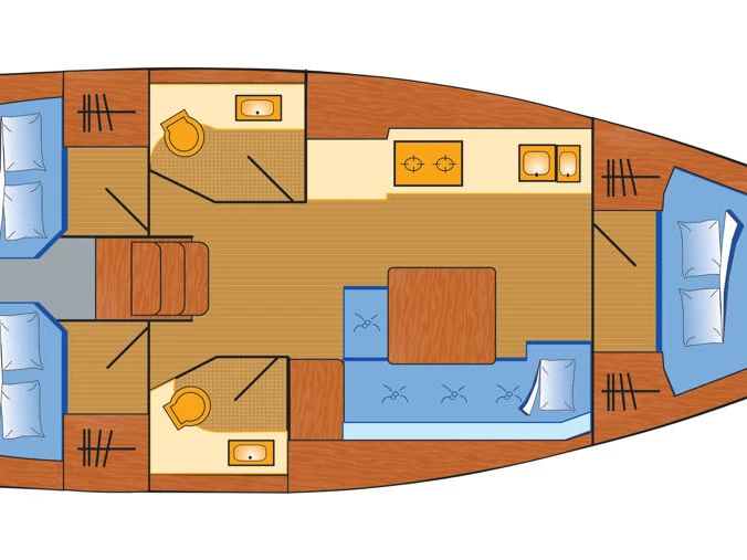 Noleggio barche Dufour Dufour 382 Grand Large a Barth su Samboat