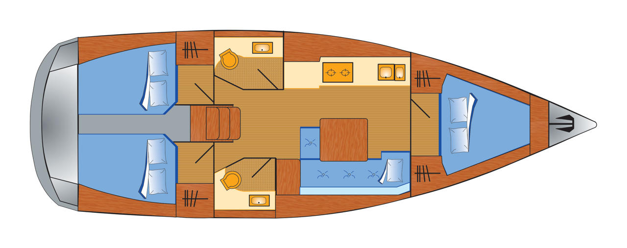 Noleggio barche Dufour Dufour 382 Grand Large a Barth su Samboat