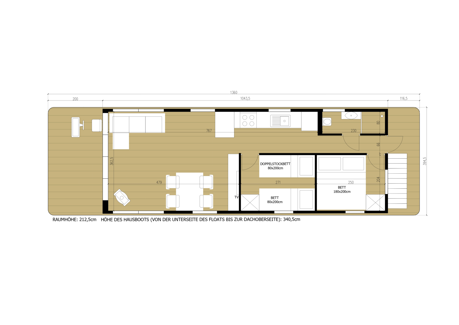 Noleggio Houseboat WOMA con patente nautica