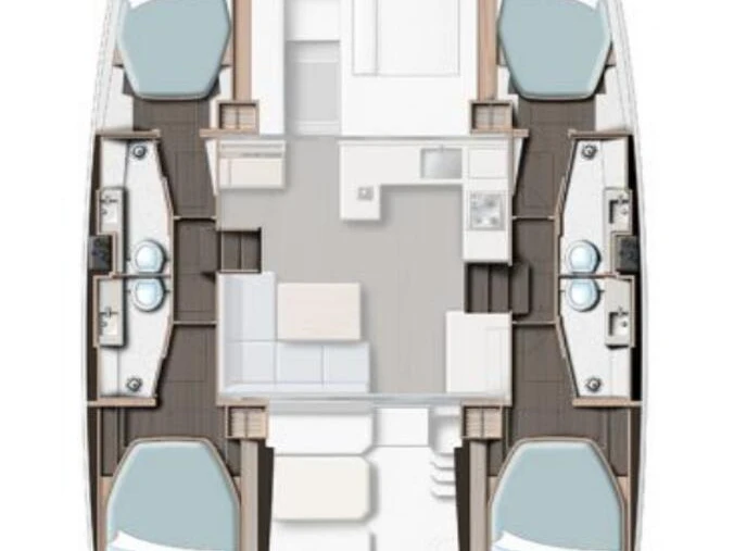 Noleggio Catamarano Leopard Catamarans / Robertson & Caine con patente nautica