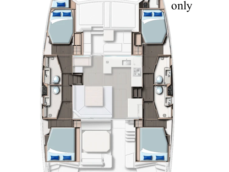 Noleggio barche Leopard Catamarans / Robertson & Caine Leopard 45 a Cannigione su Samboat