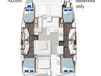 Noleggio Catamarano Leopard Catamarans / Robertson & Caine con patente nautica