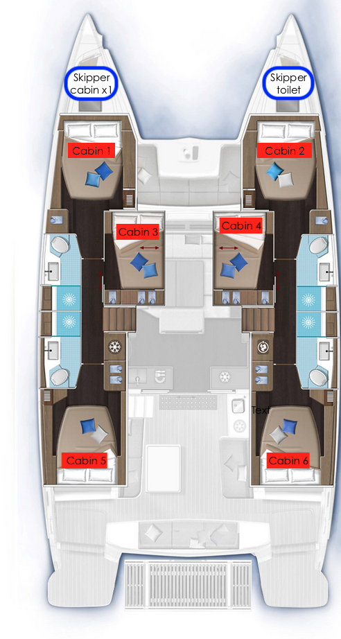 Noleggio Catamarano a Mai Khao – Lagoon Lagoon 51