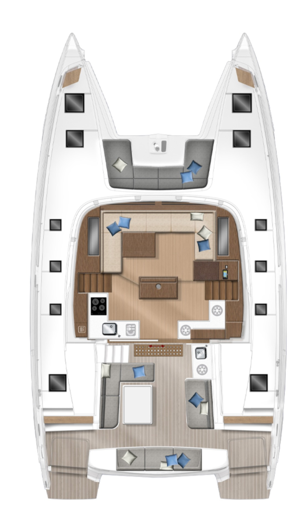 Noleggio Catamarano Lagoon con patente nautica