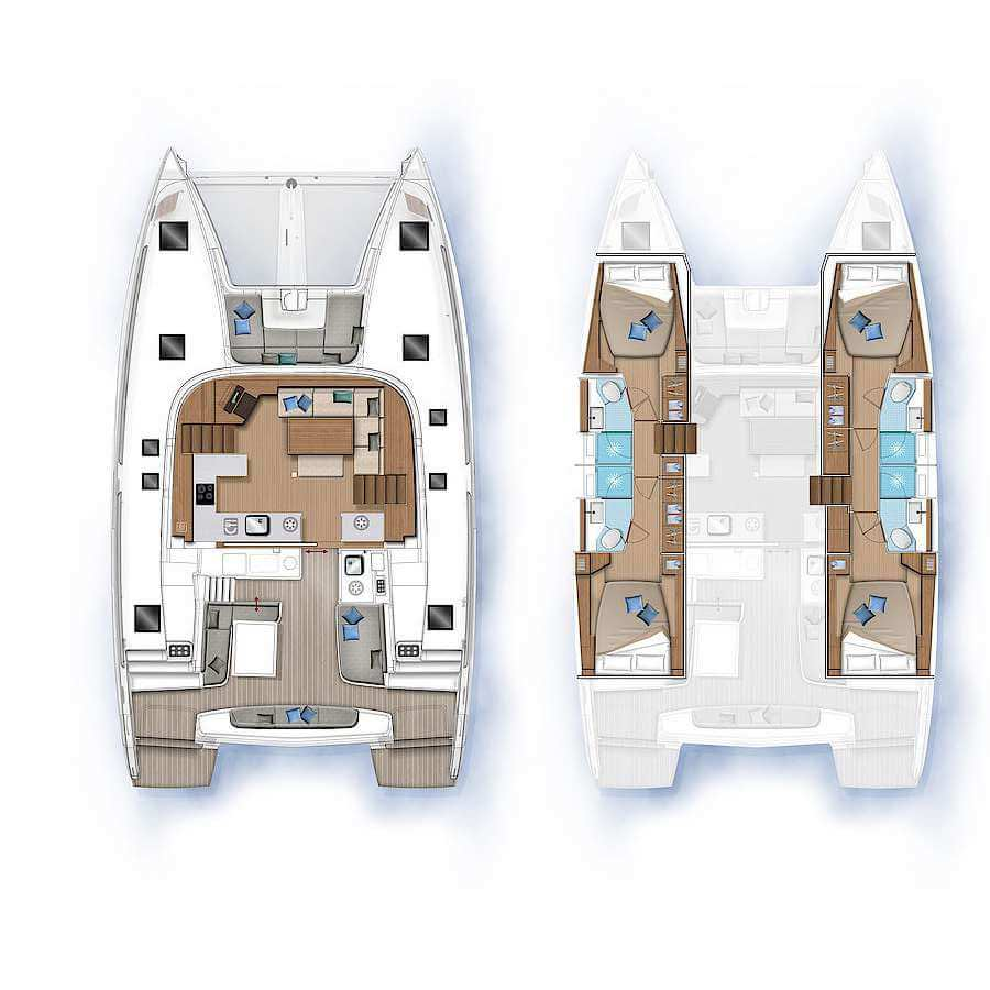 Noleggio Catamarano a Fethiye – Lagoon Lagoon 46