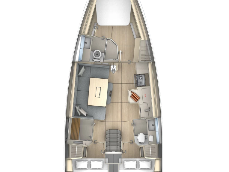 Dufour Dufour 41 da affittare a  Golfe-Juan