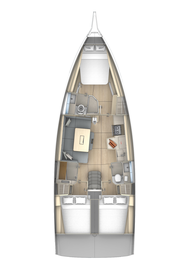 Dufour Dufour 41 da affittare a  Golfe-Juan